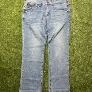 True Religion Men's Straight Jeans - Medium Blue